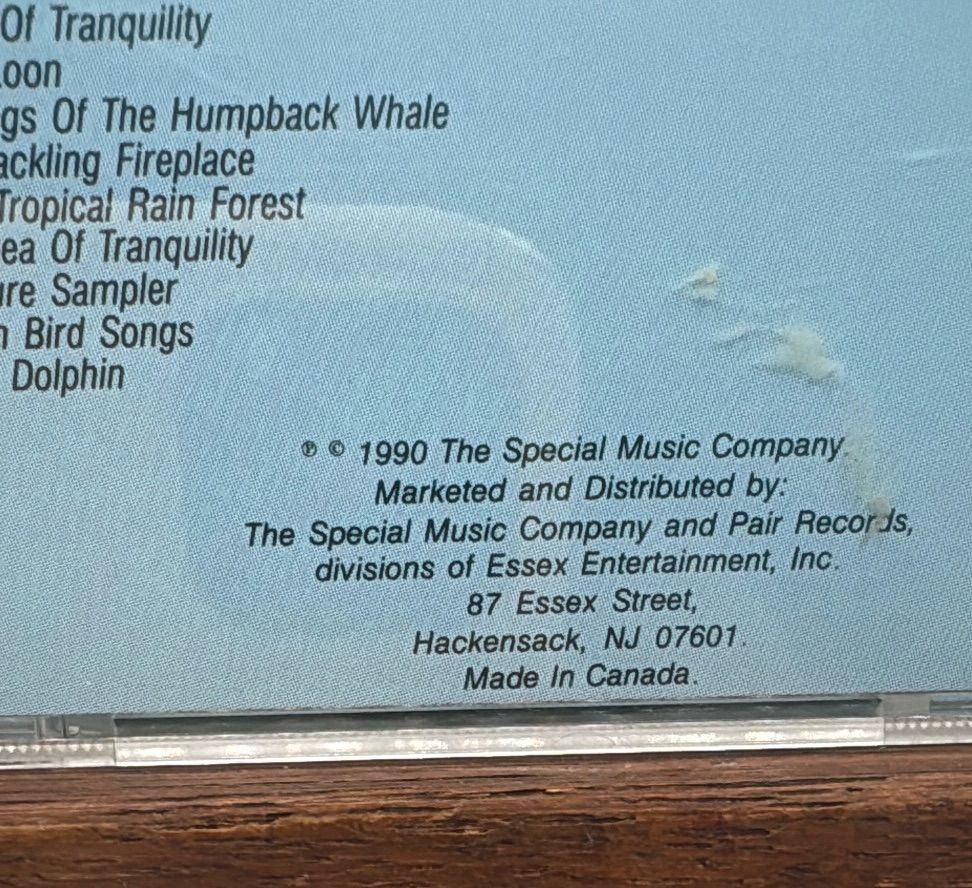 Pachelbel Canon Gentle Persuasion Relaxation Meditation Cd 1990 Special Music Company — photo 5 of 8