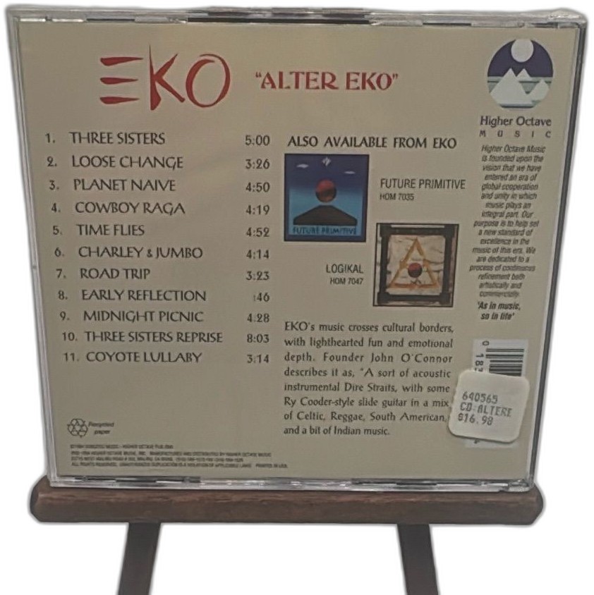 Eko Alter Eko 1994 Sealed Cd New Age World Fusion Album Higher Octave — photo 2 of 5