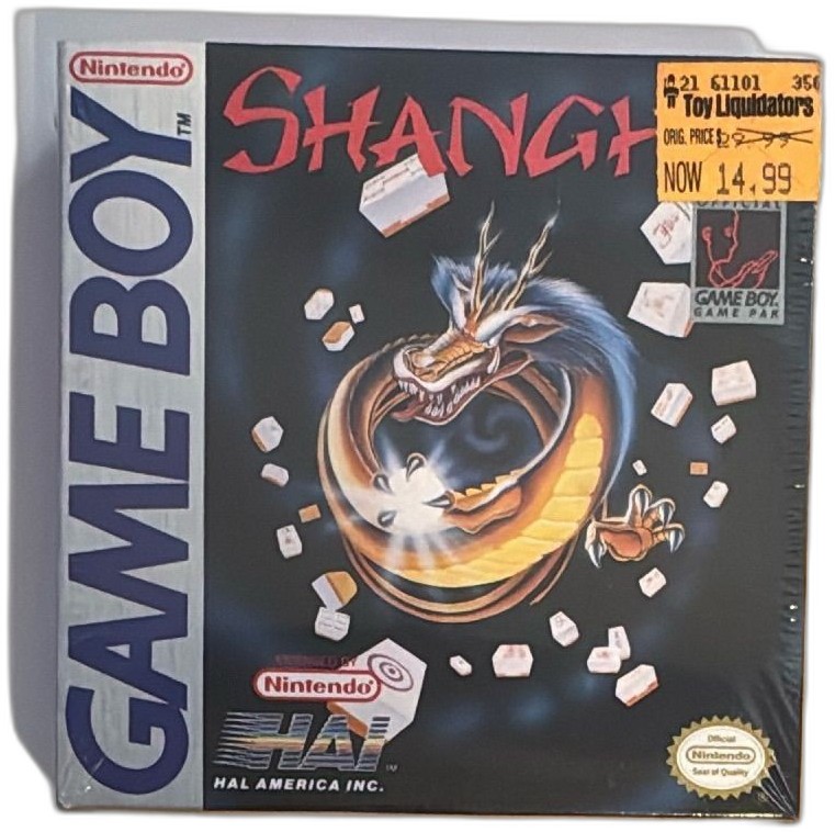 Nintendo Game Boy Shanghai Sealed 1990 Puzzle Video Game Hal America — photo 1 of 9