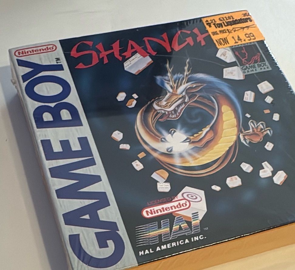 Nintendo Game Boy Shanghai Sealed 1990 Puzzle Video Game Hal America — photo 9 of 9