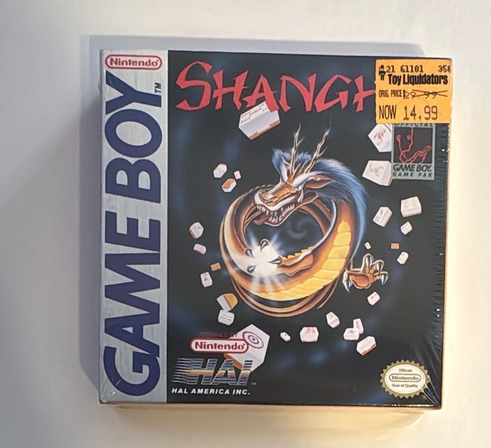 Nintendo Game Boy Shanghai Sealed 1990 Puzzle Video Game Hal America — photo 3 of 9