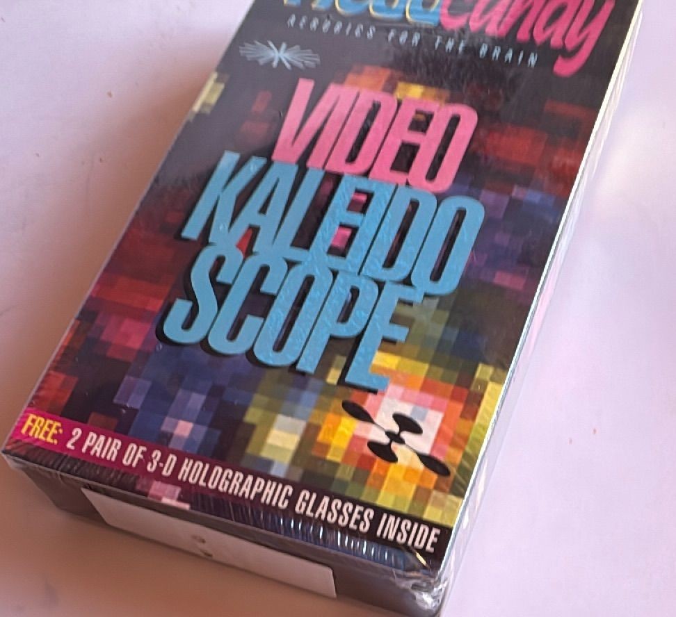 Sealed 1993 Headcandy Video Kaleidoscope Vhs With 3d Glasses Pacific Arts — photo 6 of 6