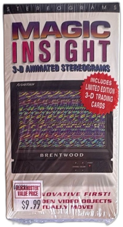 Magic Insight 3d Animated Stereograms Sealed Vhs 1994 Brentwood With Cards — photo 1 of 6
