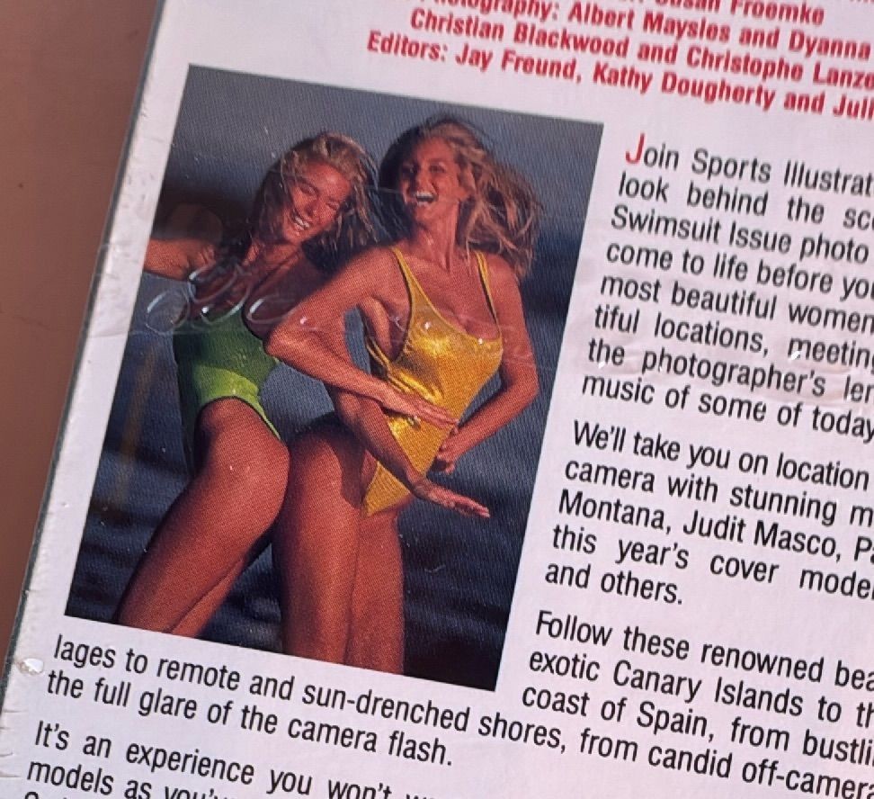 Sealed 1992 Sports Illustrated Behind The Scenes Swimsuit Vhs Vintage Collectible — photo 6 of 7