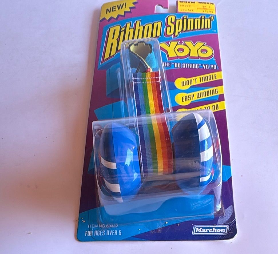Rare 1992 Marchon Ribbon Spinnin’ YoYo Vintage Toy New Sealed Collectible — photo 9 of 12