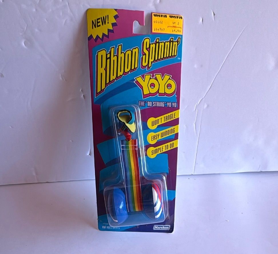 Rare 1992 Marchon Ribbon Spinnin’ YoYo Vintage Toy New Sealed Collectible — photo 3 of 12