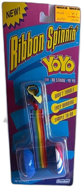 Rare 1992 Marchon Ribbon Spinnin’ YoYo Vintage Toy New Sealed Collectible — photo 1 of 12