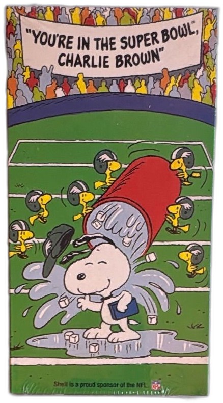 Sealed Peanuts Super Bowl Charlie Brown 1994 Nfl Promo Vhs Collectible