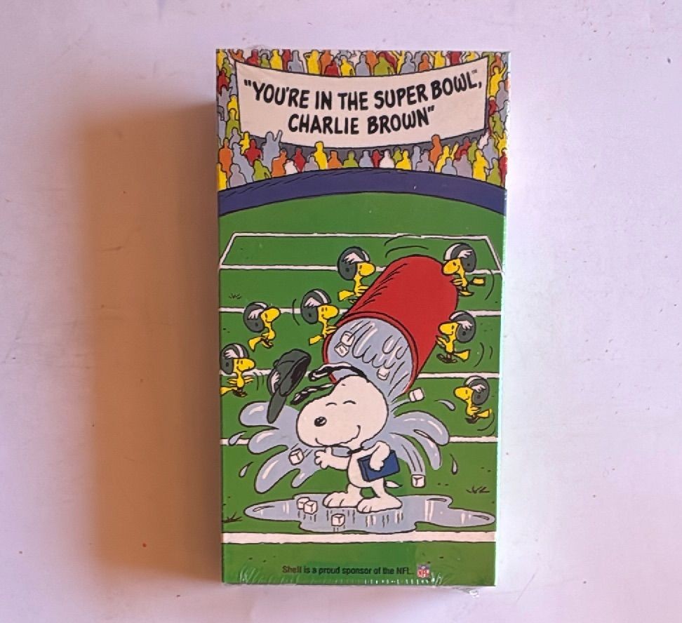 Sealed Peanuts Super Bowl Charlie Brown 1994 Nfl Promo Vhs Collectible — photo 3 of 6