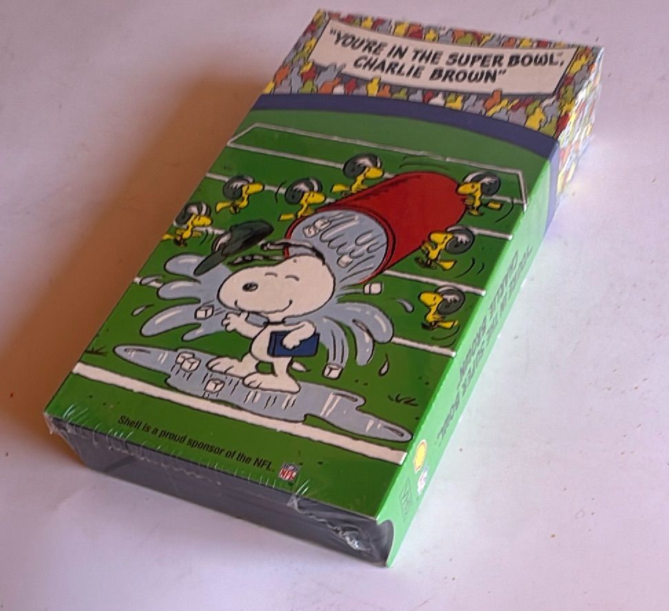 Sealed Peanuts Super Bowl Charlie Brown 1994 Nfl Promo Vhs Collectible — photo 6 of 6