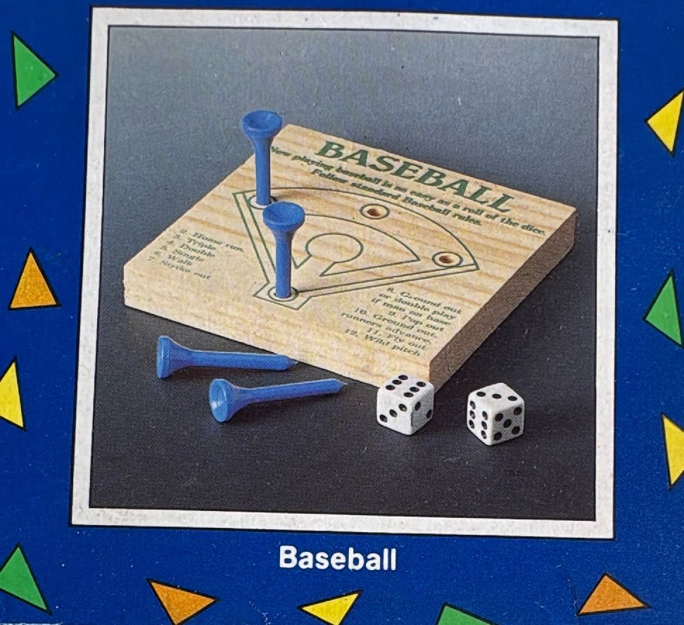 Inside The 1980s Russ Bogglers Baseball Wooden Dice Game Vintage Collectible — photo 6 of 8