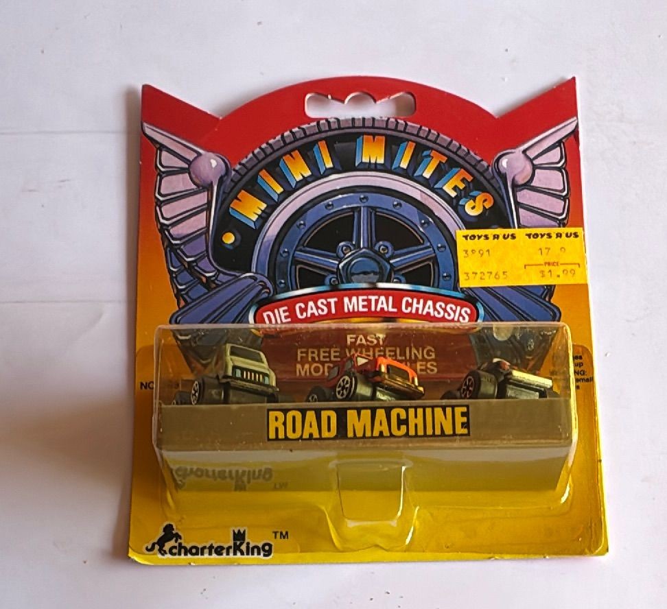 Mini Mites Road Machine Die Cast Metal 3 Pack Charterking Vintage Sealed — photo 7 of 11