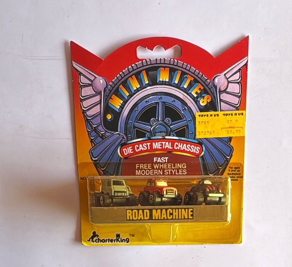 Mini Mites Road Machine Die Cast Metal 3 Pack Charterking Vintage Sealed — photo 3 of 11