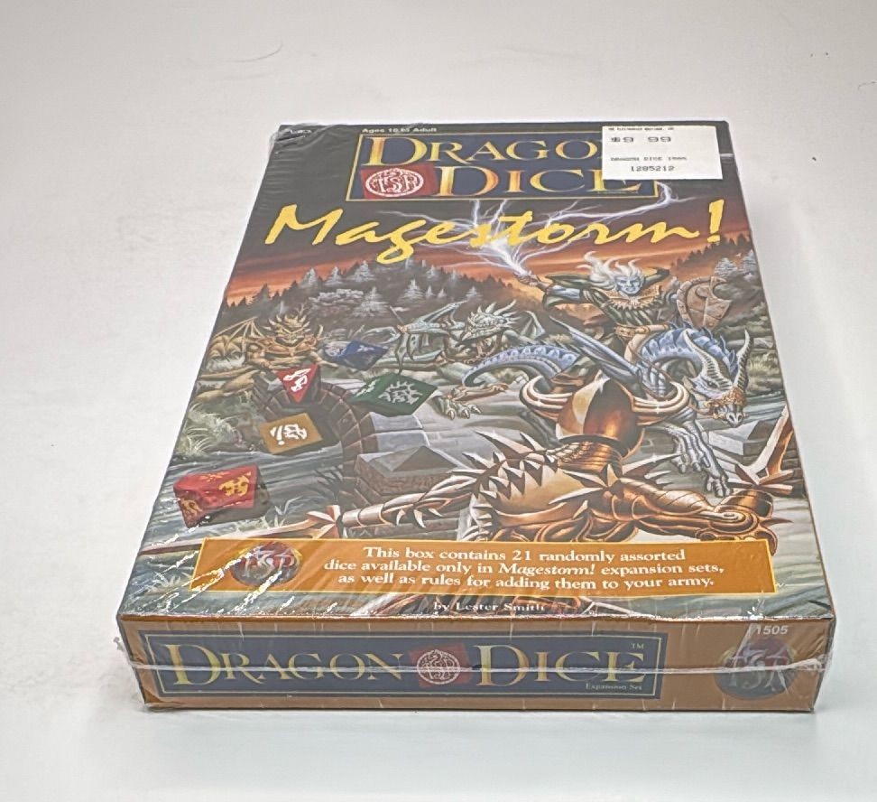 Dragon Dice Magestorm Tsr 1996 Sealed Expansion Box 21 Collectible Dice Set — photo 7 of 9