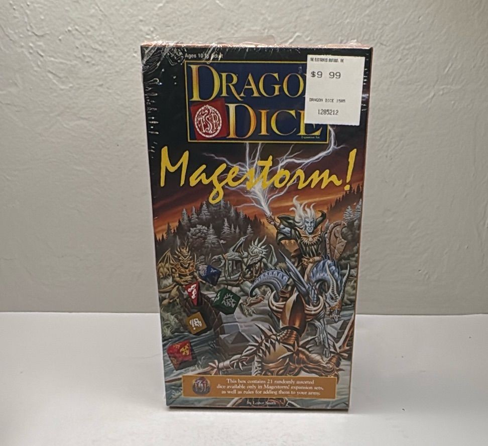 Dragon Dice Magestorm Tsr 1996 Sealed Expansion Box 21 Collectible Dice Set — photo 3 of 9