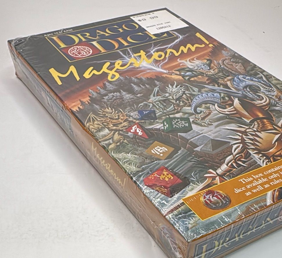 Dragon Dice Magestorm Tsr 1996 Sealed Expansion Box 21 Collectible Dice Set — photo 8 of 9