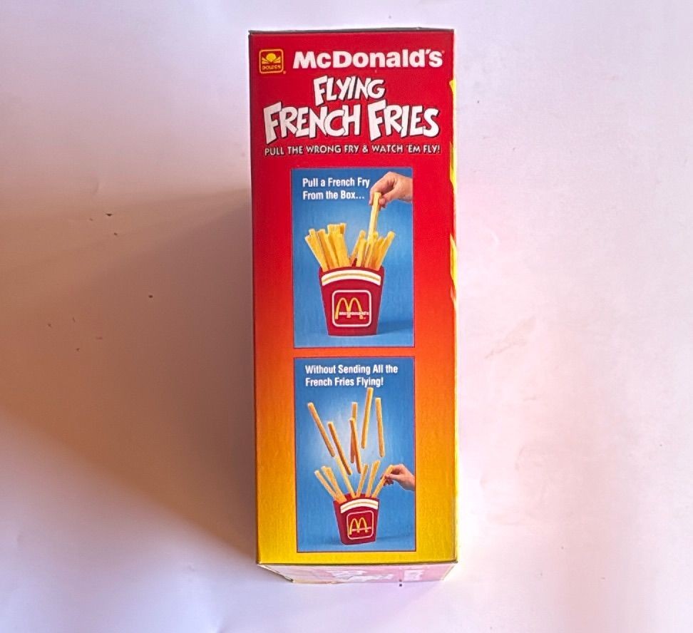 1993 Mcdonalds Flying French Fries Game Golden Complete Boxed Vintage Toy — photo 7 of 9