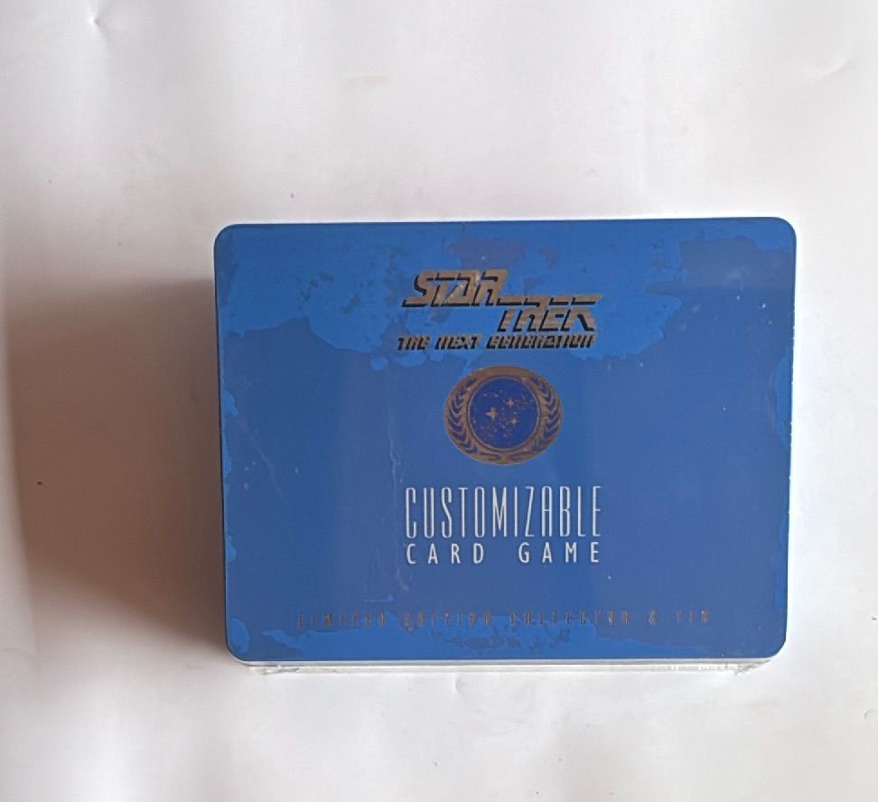 Star Trek Tng Customizable Card Game Collector Tin 1995 Decipher Sealed — photo 3 of 8