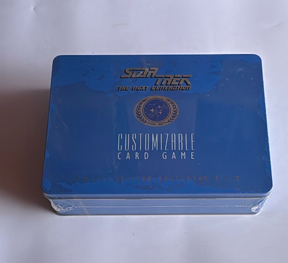 Star Trek Tng Customizable Card Game Collector Tin 1995 Decipher Sealed — photo 8 of 8