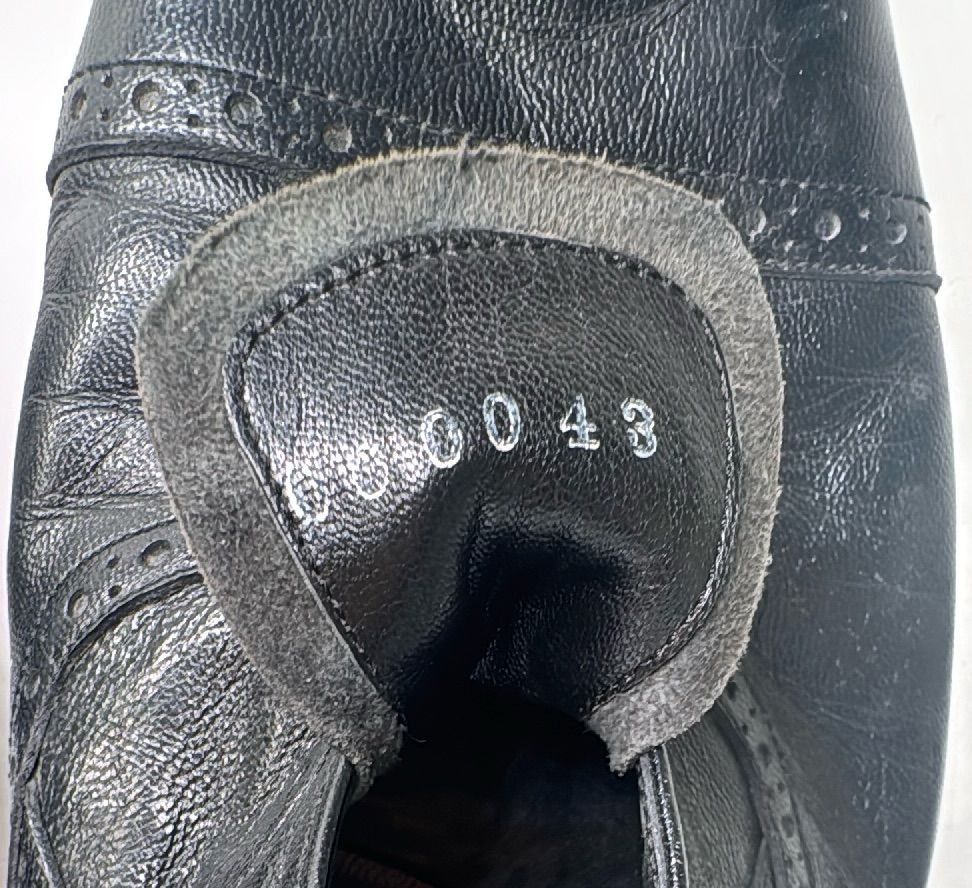 Black Leather Oxford Dress Shoes Size 12l Brogue Cap Toe Formal — photo 17 of 20