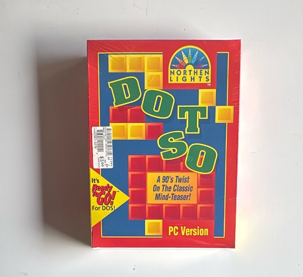 Dotso Northern Lights Pc Version 1994 Sealed Big Box Classic Ms Dos Game — photo 3 of 9