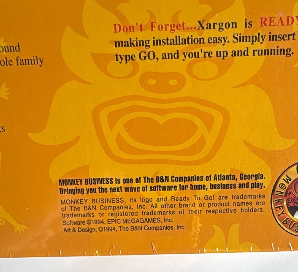 Xargon Mystery Of The Blue Builders Pc Big Box 1994 Epic Megagames Vintage Dos Game — photo 5 of 9