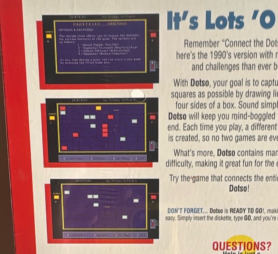 Dotso Northern Lights Pc Version 1994 Sealed Big Box Classic Ms Dos Game — photo 6 of 9