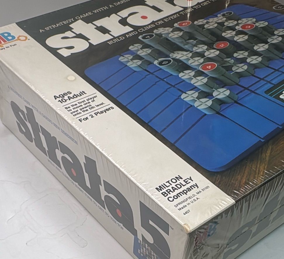 Strata 5 1984 Milton Bradley Sealed Vintage 3d Strategy Board Game Rare — photo 13 of 14