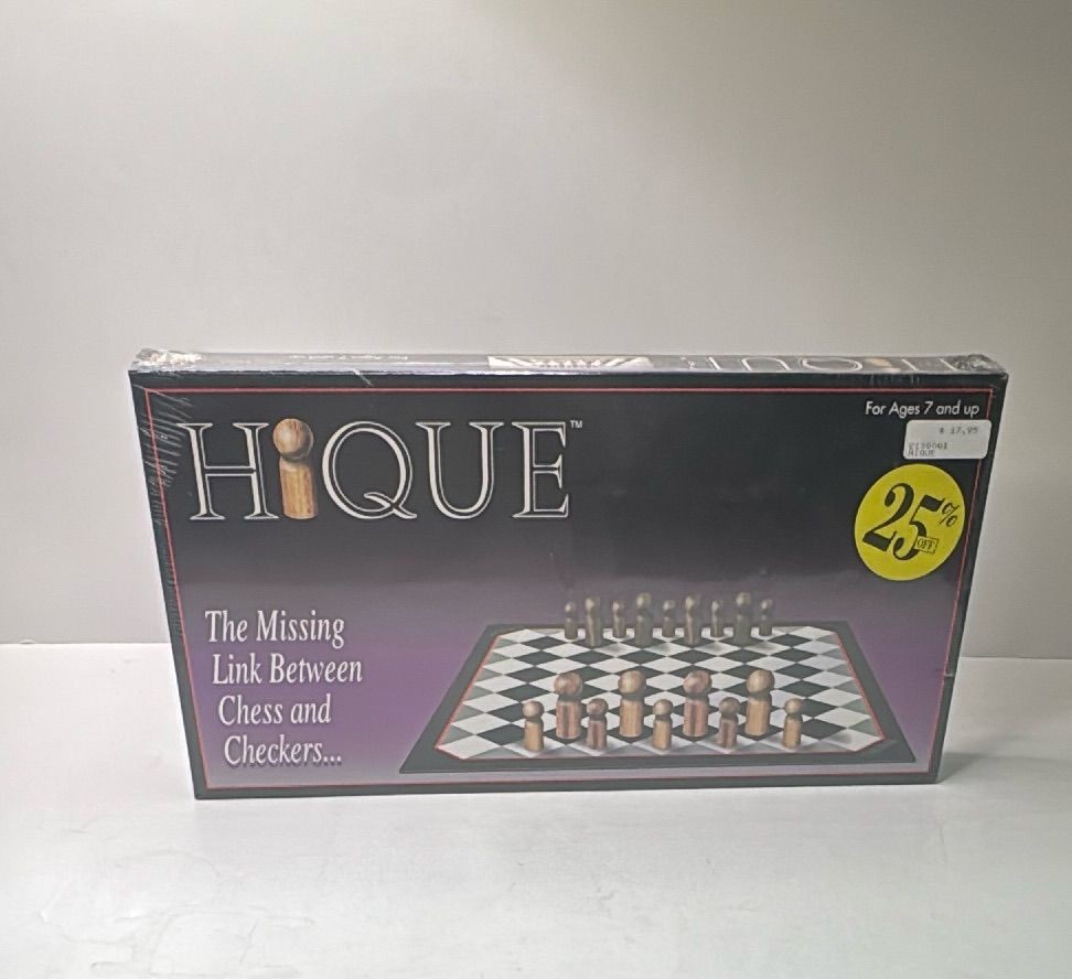 Hique Board Game 1998 Sealed Chess Checkers Hybrid By D And L Company — photo 3 of 8