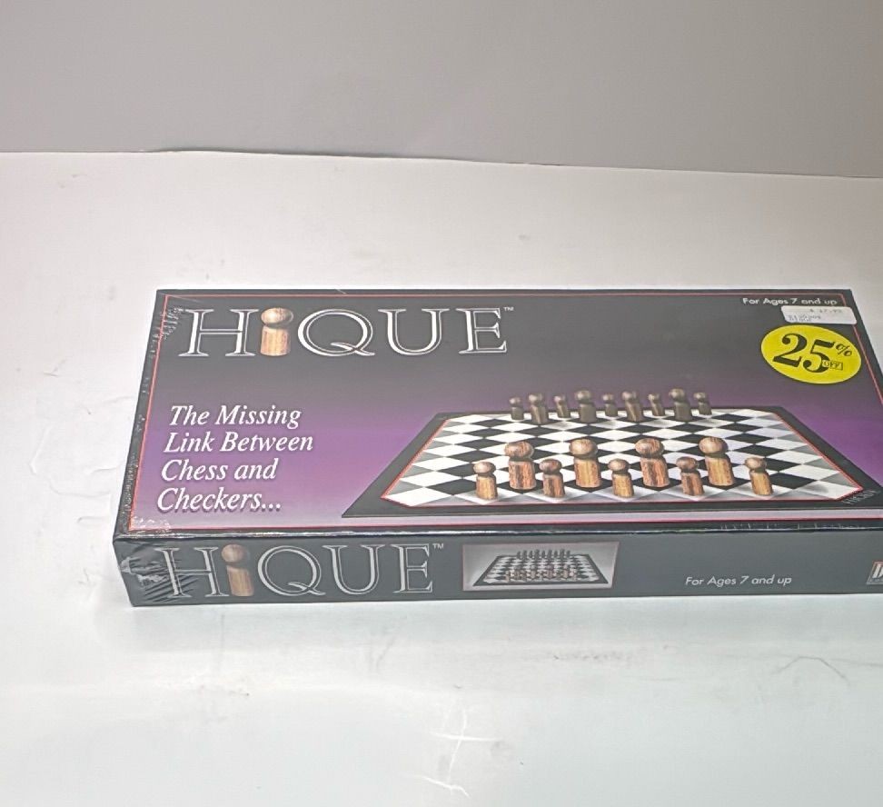 Hique Board Game 1998 Sealed Chess Checkers Hybrid By D And L Company — photo 8 of 8