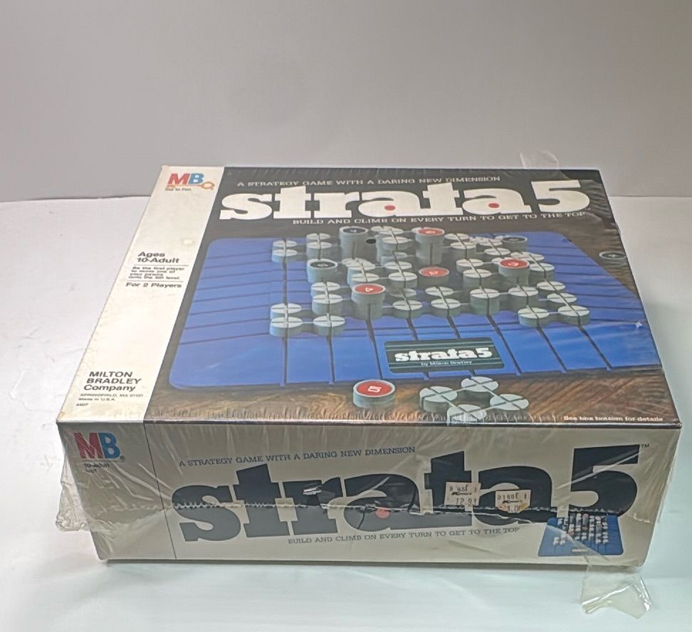Strata 5 1984 Milton Bradley Sealed Vintage 3d Strategy Board Game Rare — photo 14 of 14