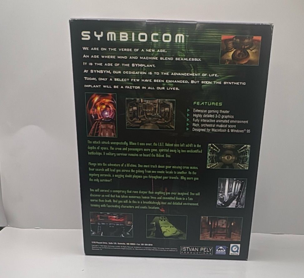 Symbiocom 1998 Big Box Pc And Macintosh Sci Fi Adventure Game By Istvan Pely — photo 4 of 8