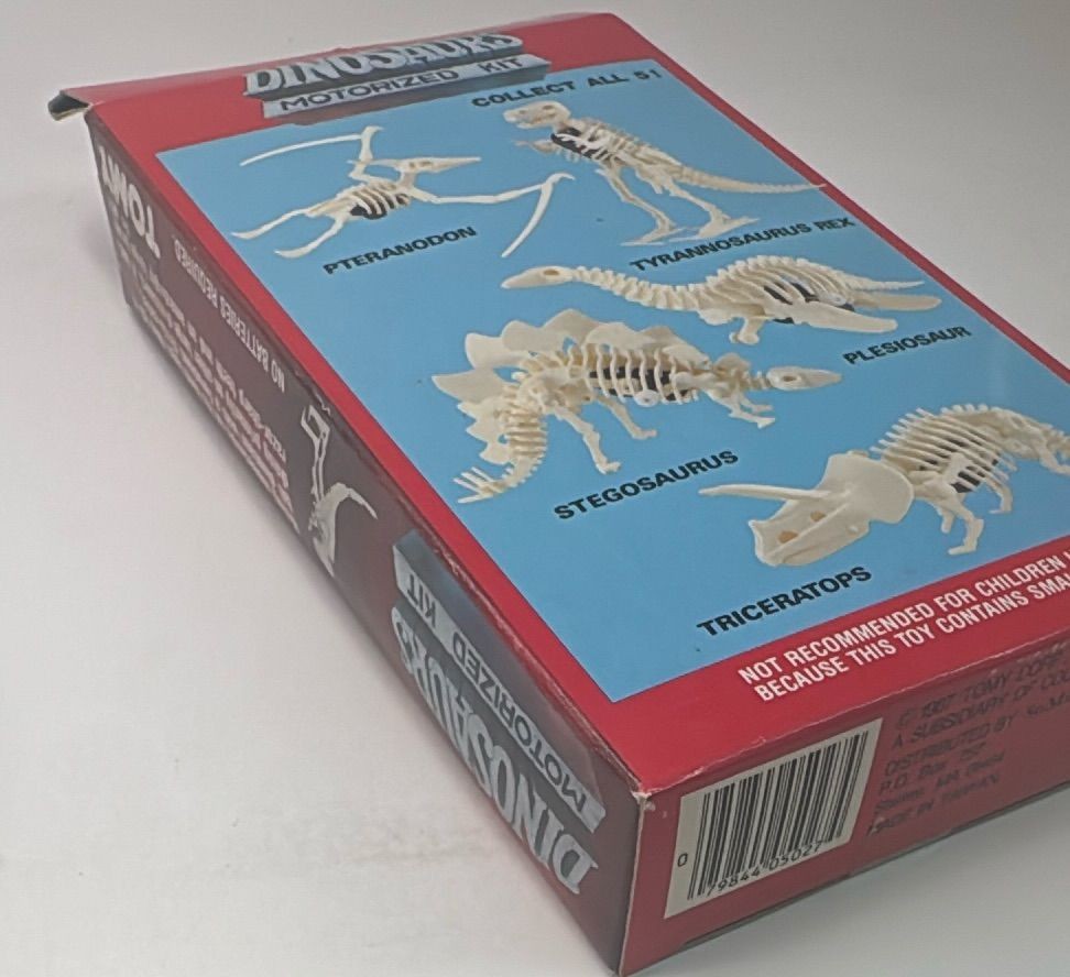 1987 Tomy Dinosaurs Motorized Kit Tyrannosaurus Rex No 5027 Vintage New In Box — photo 6 of 8