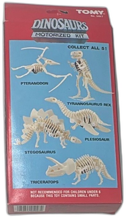1987 Tomy Dinosaurs Motorized Kit Tyrannosaurus Rex No 5027 Vintage New In Box — photo 2 of 8