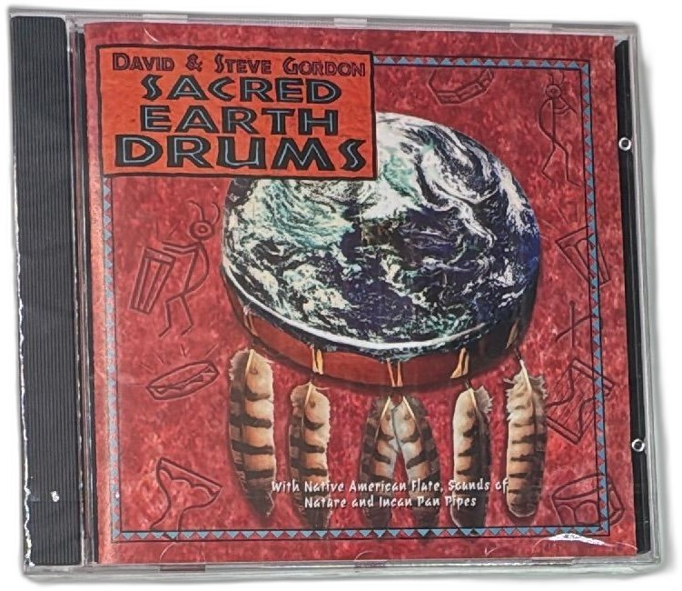 Sacred Earth Drums Cd 1994 David Steve Gordon Native Flute Healing Rhythms — photo 1 of 5