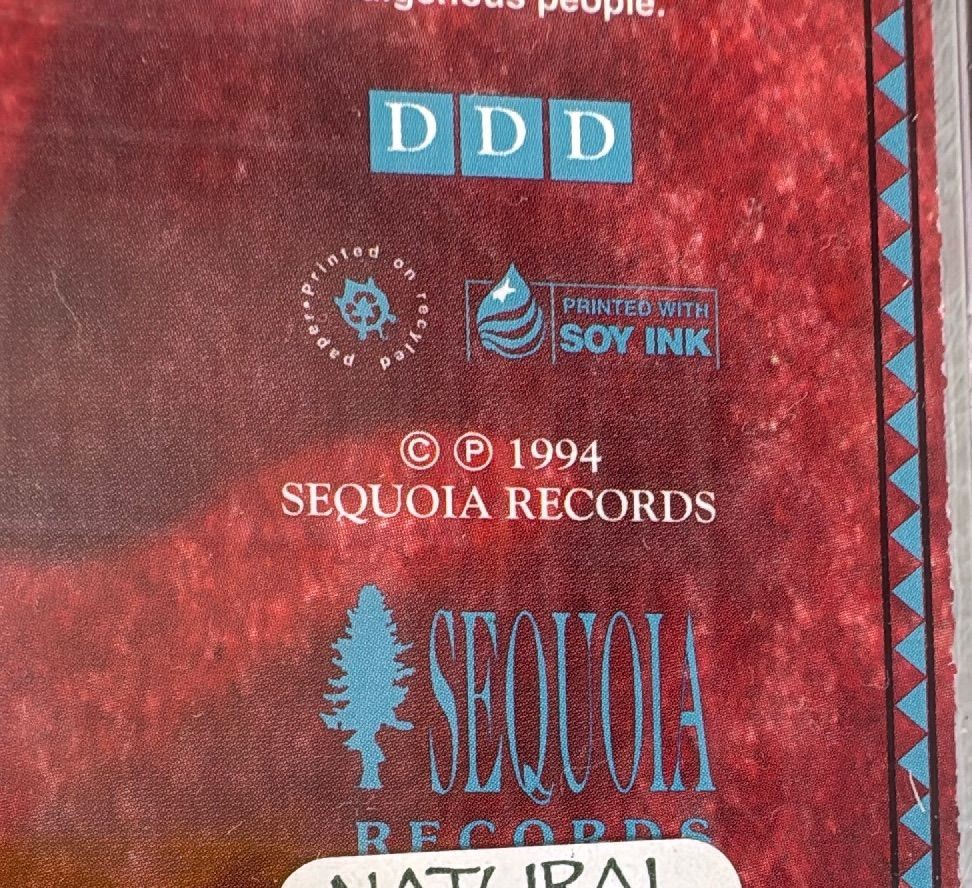 Sacred Earth Drums Cd 1994 David Steve Gordon Native Flute Healing Rhythms — photo 5 of 5