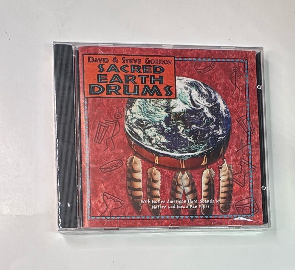 Sacred Earth Drums Cd 1994 David Steve Gordon Native Flute Healing Rhythms — photo 3 of 5