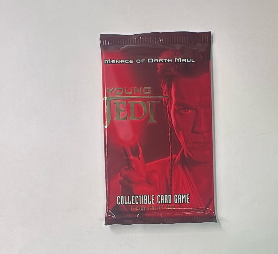 Rare Young Jedi Menace Of Darth Maul Sealed Booster Pack Decipher 1999 — photo 3 of 6