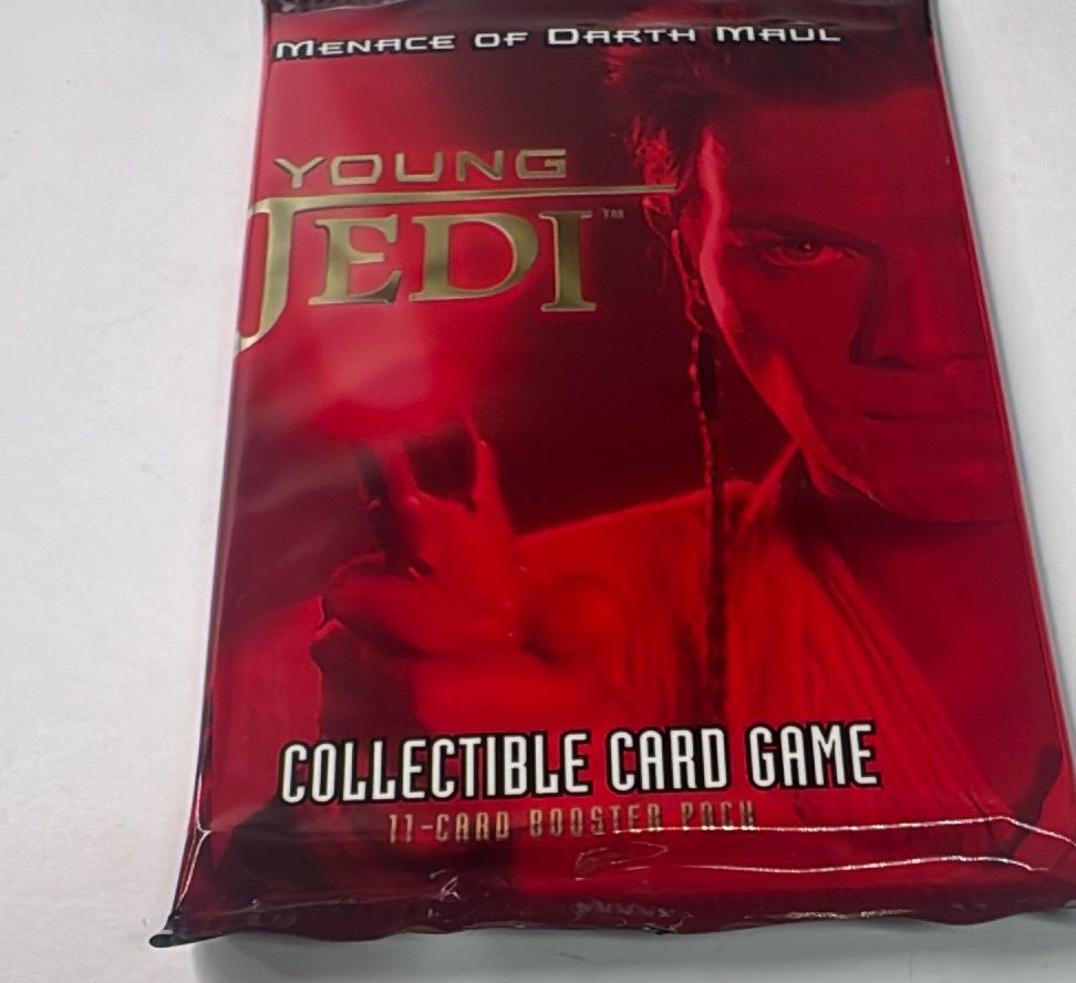 Rare Young Jedi Menace Of Darth Maul Sealed Booster Pack Decipher 1999 — photo 6 of 6
