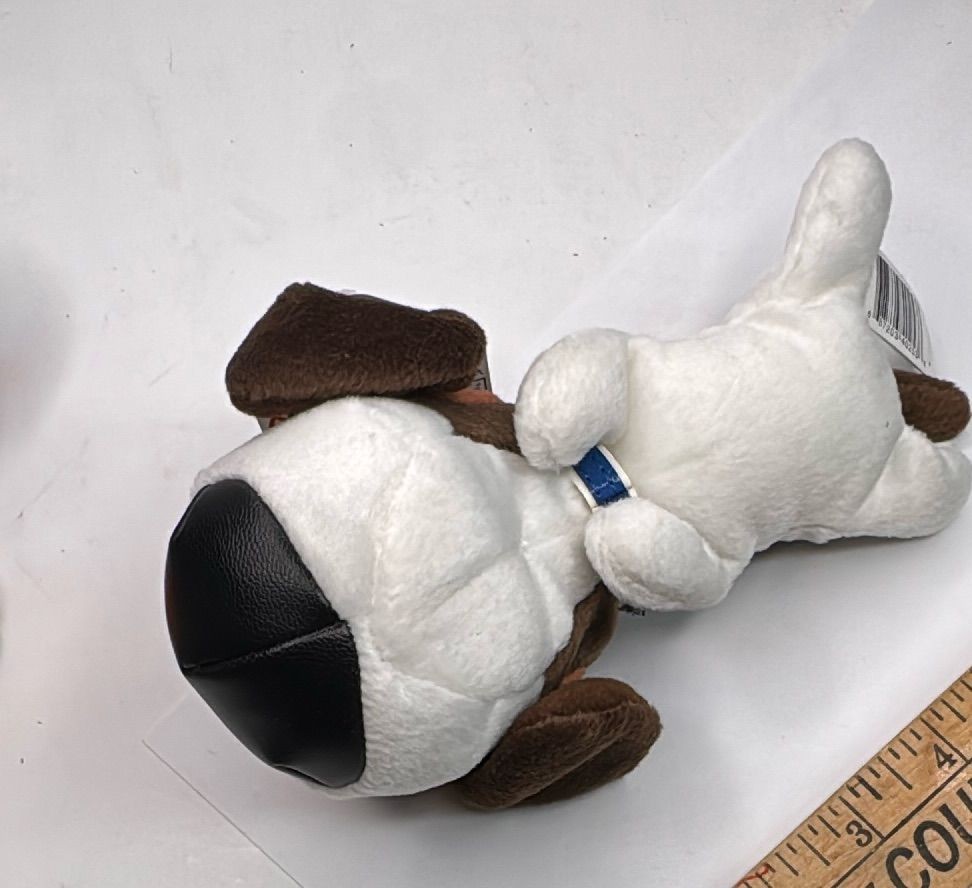 The Dog Artist Collection Beagle Plush Stuffed Animal Brown White Blue Collar — photo 5 of 10