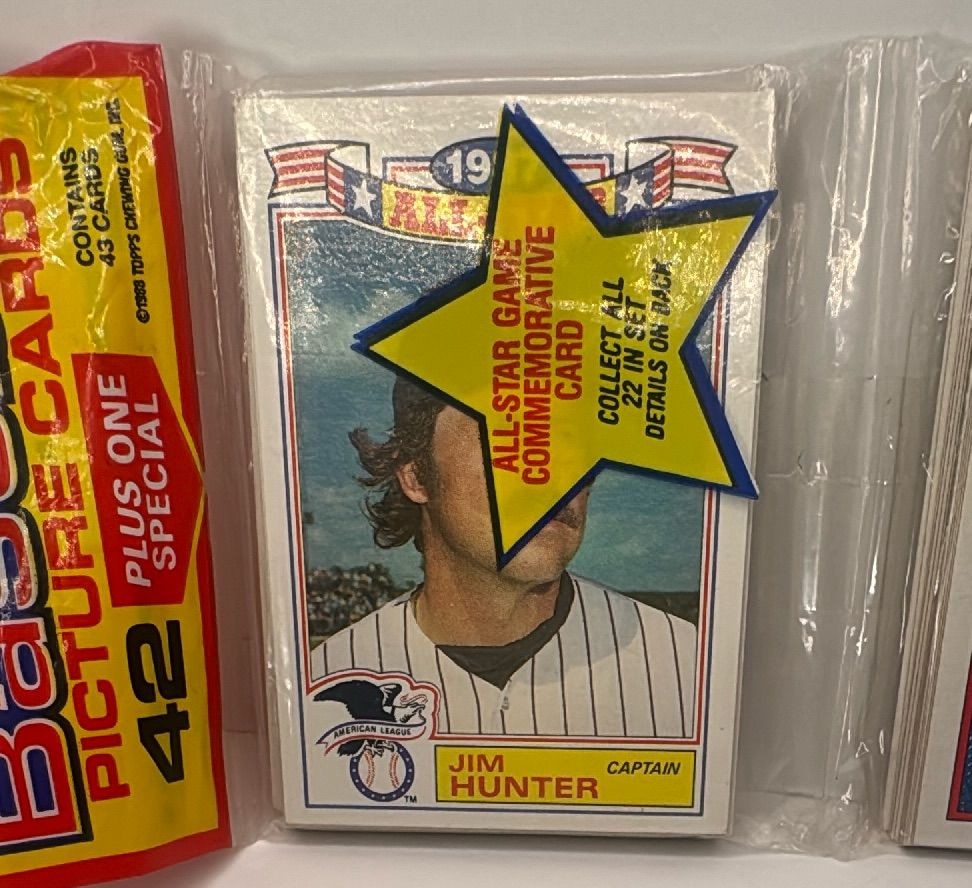 1988 Topps Baseball Rak Pak Sealed 43 Card All Star Game Insert — photo 8 of 10