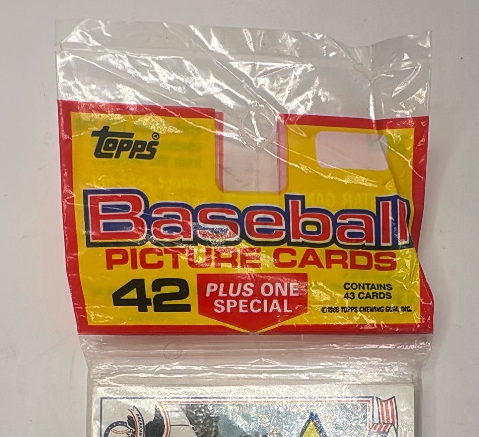 1988 Topps Baseball Rak Pak Sealed 43 Card All Star Game Insert — photo 3 of 10