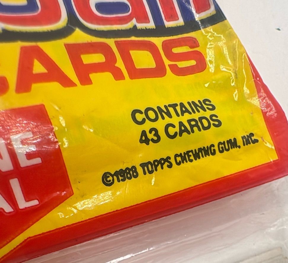 1988 Topps Baseball Rak Pak Sealed 43 Card All Star Game Insert — photo 5 of 10