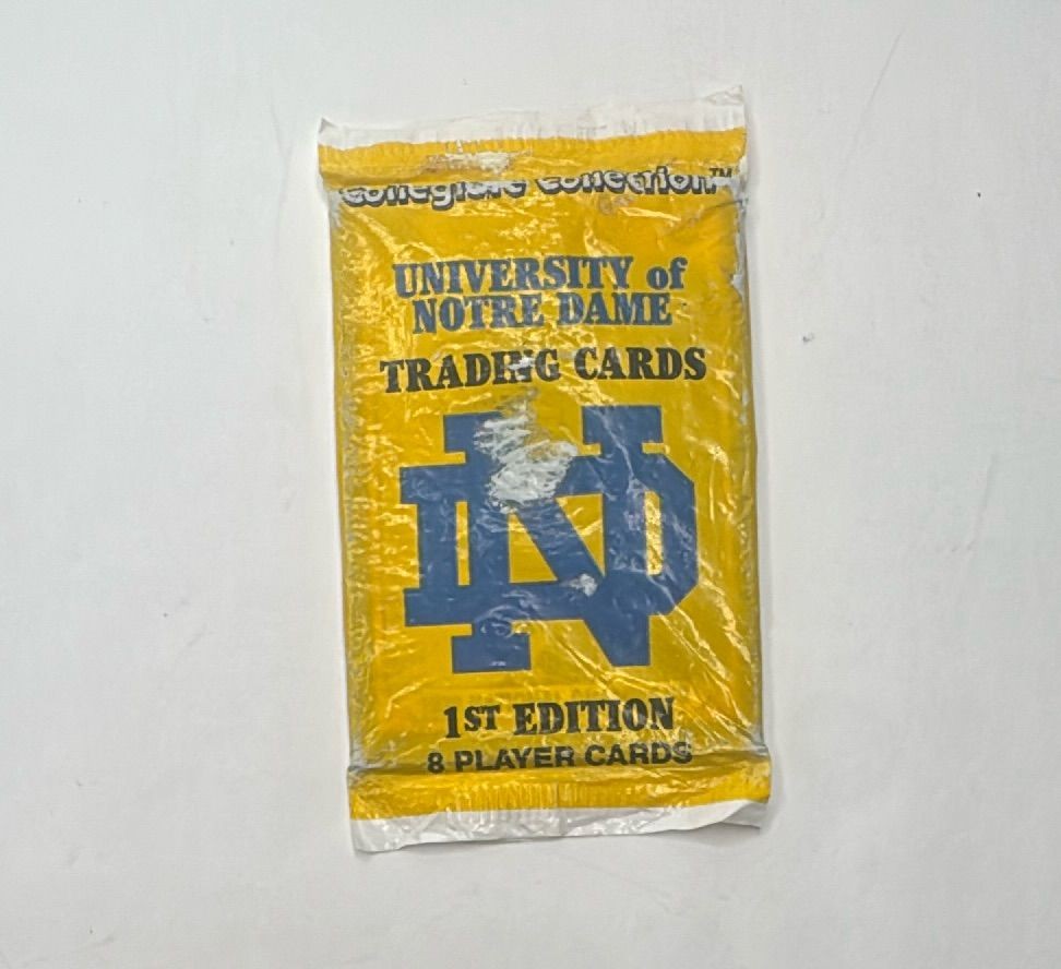 1989 Notre Dame Collegiate Collection 1st Edition 8 Player Pack Sealed — photo 3 of 6