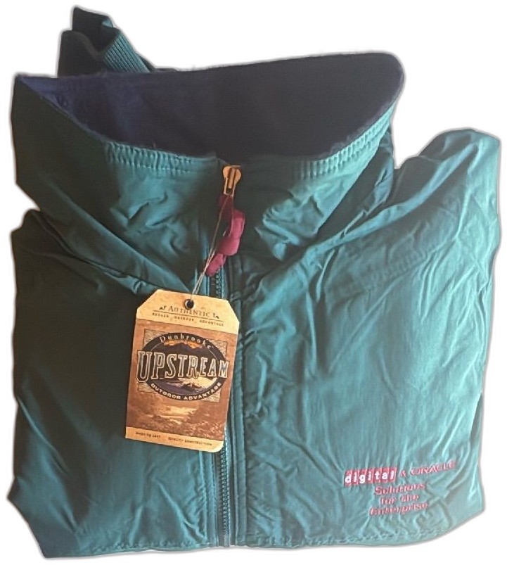 Rare Dunbrooke Upstream Digital Oracle Promo Jacket Xl Teal Vintage Fleece — photo 1 of 13