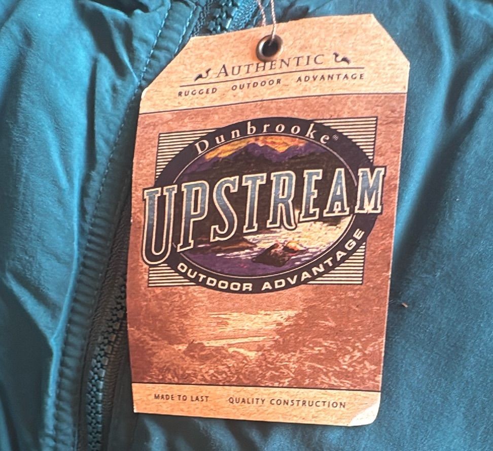 Rare Dunbrooke Upstream Digital Oracle Promo Jacket Xl Teal Vintage Fleece — photo 7 of 13