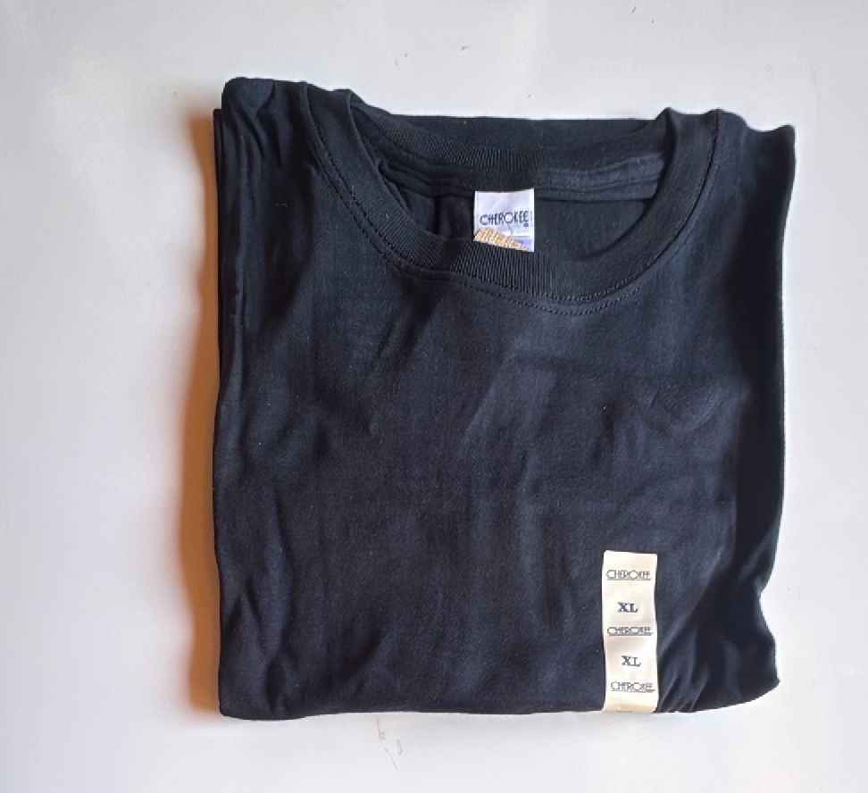 Cherokee Black Xl T Shirt Vintage Heavyweight Cotton Made In Mexico New — photo 3 of 7