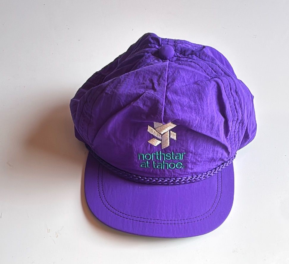 Vintage Northstar At Tahoe Purple Imperial Headwear Ski Rope Cap 90s Usa Made — photo 3 of 8