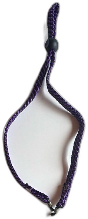 Chums Adjustable Eyewear Retainer Purple Black Braided Cord Holder For Glasses — photo 1 of 7