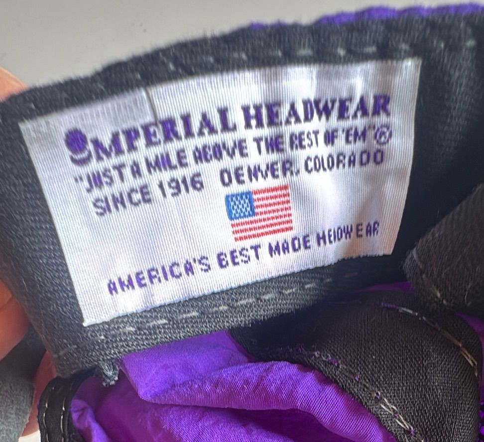 Vintage Northstar At Tahoe Purple Imperial Headwear Ski Rope Cap 90s Usa Made — photo 6 of 8